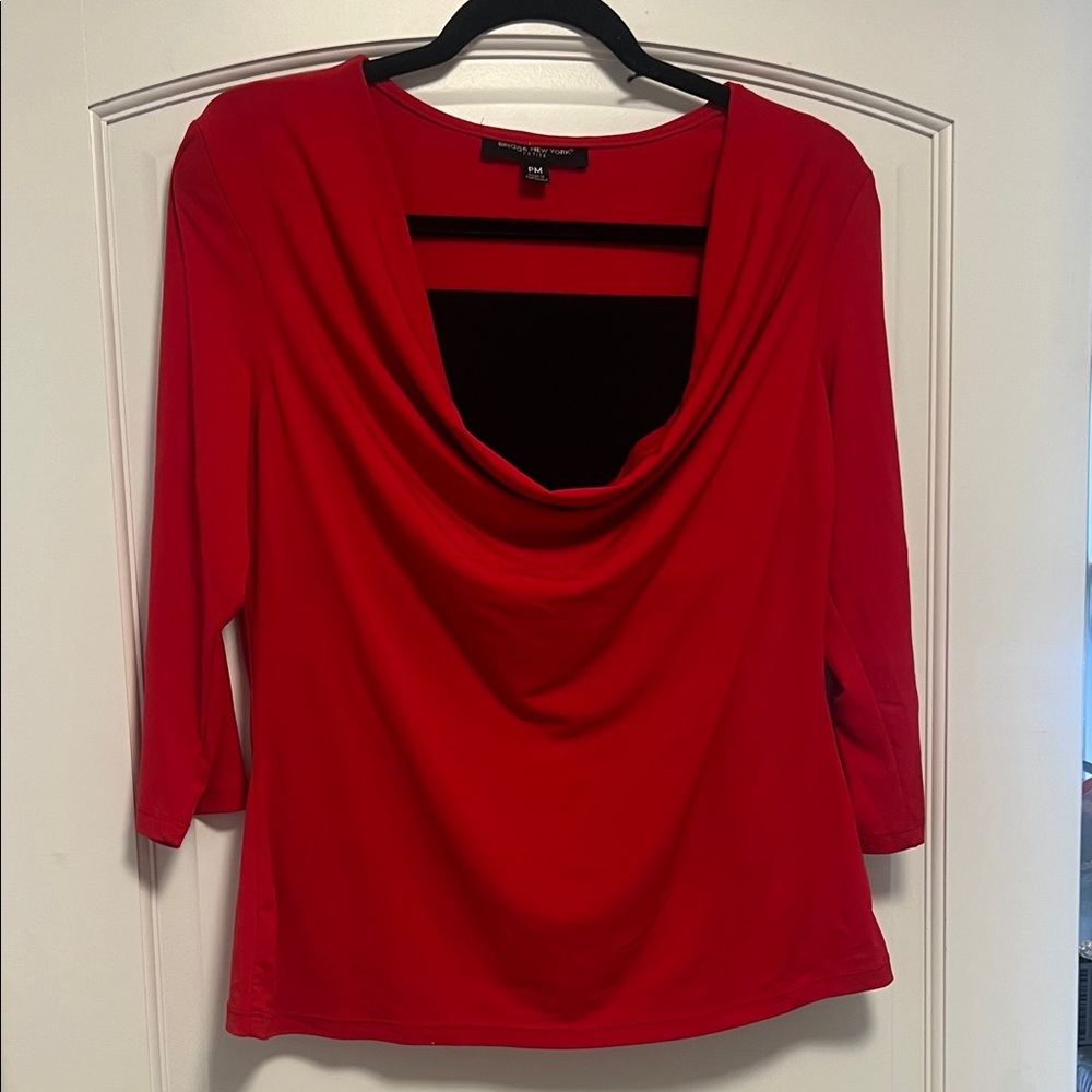 Briggs New York Vibrant Red Top